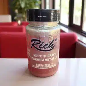 Rich Multi Surface Titanium Metalik Boya | 0164 Bal Köpüğü - Honey Foam | 90 ml