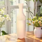 Seramik Oval Kenarlı Matara-Modern Dekoratif İbrik: Dekoratif Obje - Görsel 4