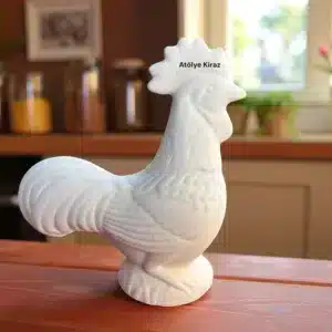 Ham Seramik Horoz Figürü : Otantik Çiftlik Evi Biblosu ve Objesi 9 Ham Seramik Horoz Figürü : Otantik Çiftlik Evi Biblosu ve Objesi