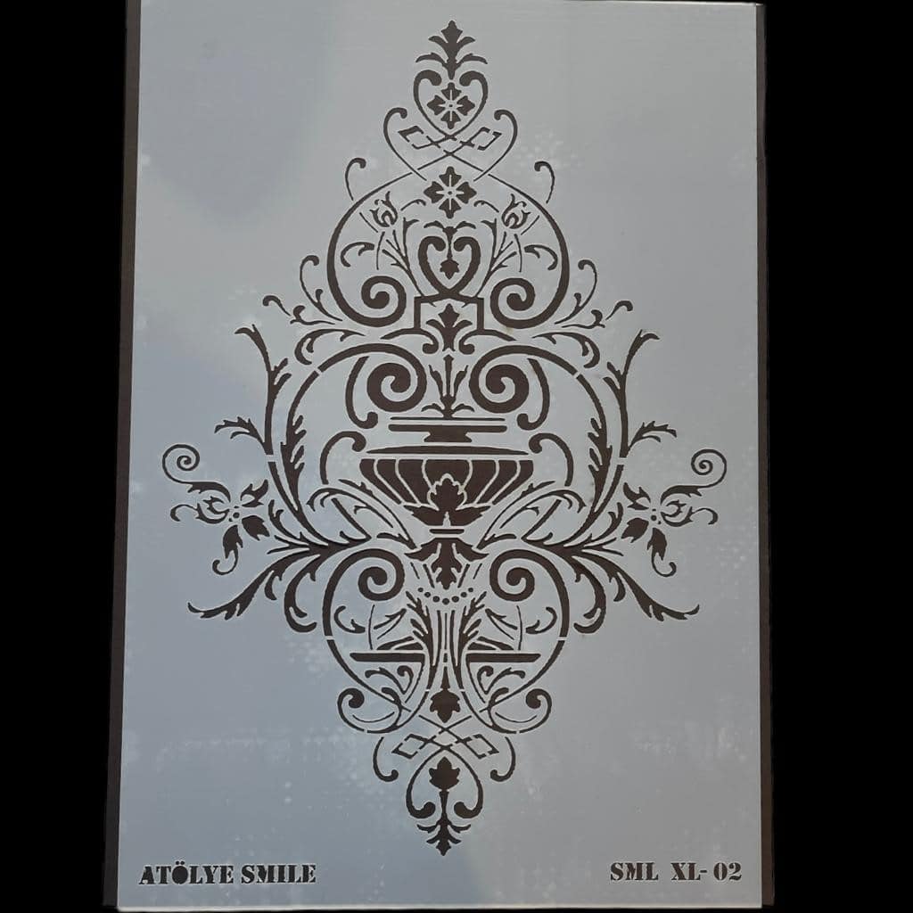 sml-xl-02 Stencil Boyama Şablonu-33X48 Cm-Stencil02-Xl - Görsel 1