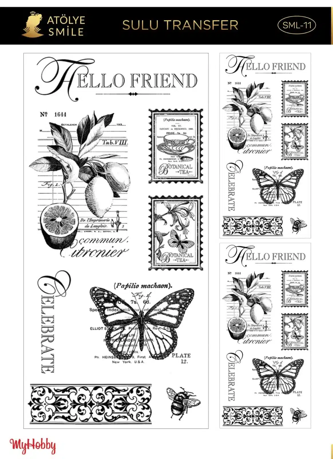 SML11-AS | Sulu Transfer Kağıdı (25x35 cm) 1 SML11-AS | Sulu Transfer Kağıdı (25x35 cm)