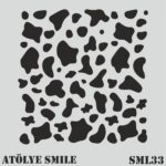 STENCIL33-SML33 | Stencil Boyama Şablonu-25x35 cm