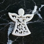 Dantel Desenli Melek Figürü Obje: Dekoratif Masa Üstü Dekor - Görsel 2