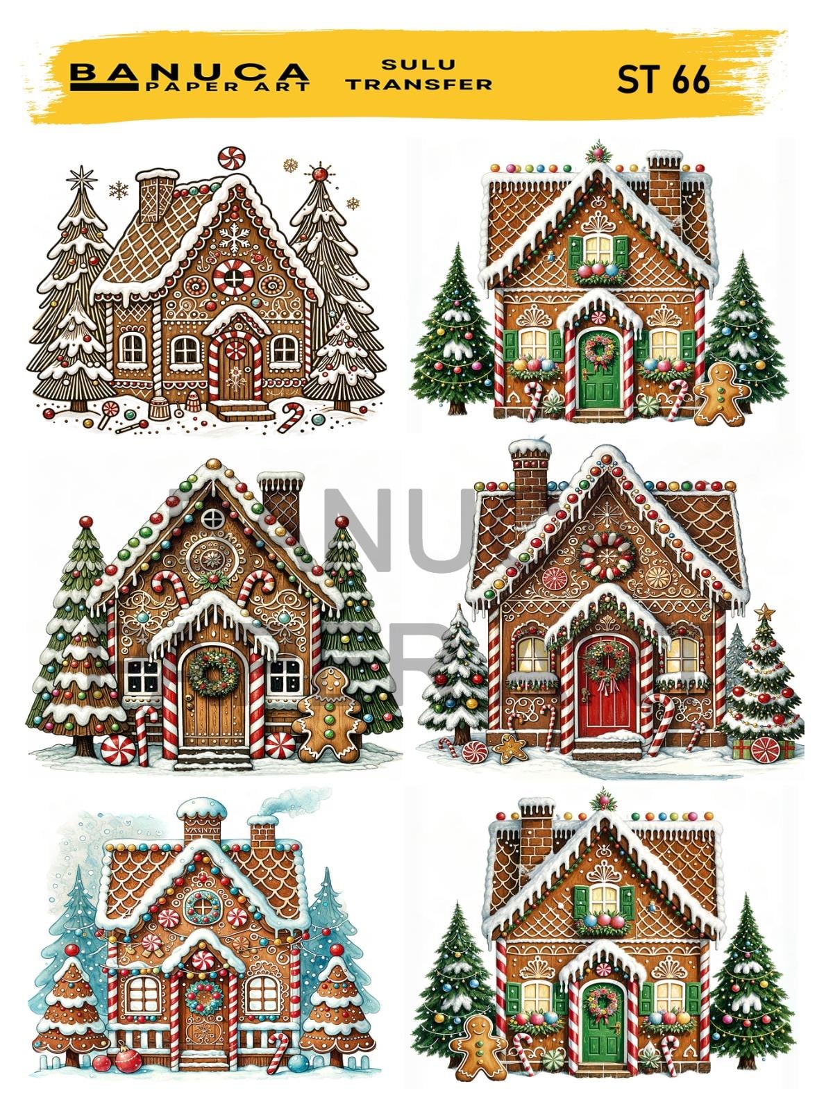 St66-Bnc | Sulu Transfer Kağıdı-25X35 Cm