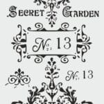 STENCIL14-SML | No:13 Desenli Stencil Boyama Şablonu-25x35 cm