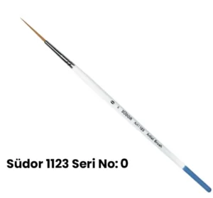 Südor Sentetik Çizgi Fırçası : Profesyonel İnce Detay ve Liner Fırça - (No: 0) 2 Südor Sentetik Çizgi Fırçası : Profesyonel İnce Detay ve Liner Fırça - (No: 0)