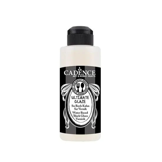 Cadence Ultimate Glaze Kalın Sır Vernik Mat 250 Ml: Gıdaya Uygun Seramik Efektli Koruyucu
