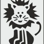 V042-BYK | Stencil Boyama Şablonu-9x16 cm