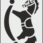 V045-BYK | Stencil Boyama Şablonu-9x16 cm