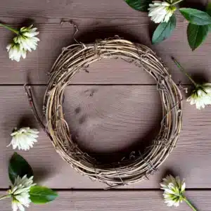 Doğal Dal Çelenk Tabanı: Kapı Süsü ve Duvar Dekoru Malzemesi